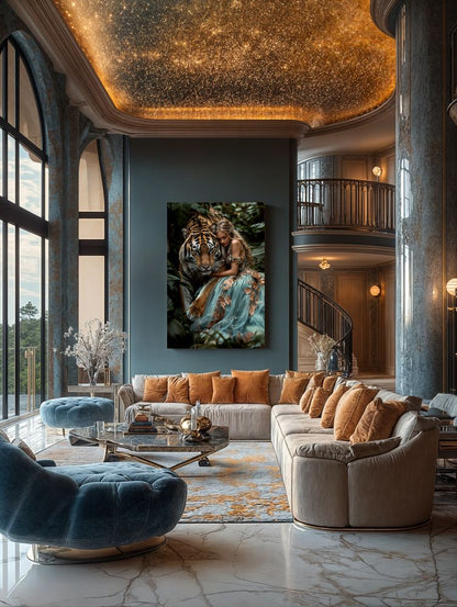 Art Print Irina Malina - Empress of the Jungle