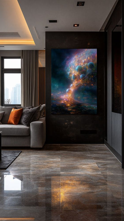 Art Print SpaAIce - The Starfire Fracture