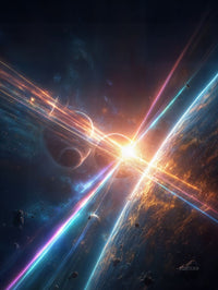 Art Print SpaAIce - Redshift Collapse