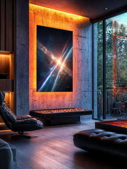 Art Print SpaAIce - Redshift Collapse