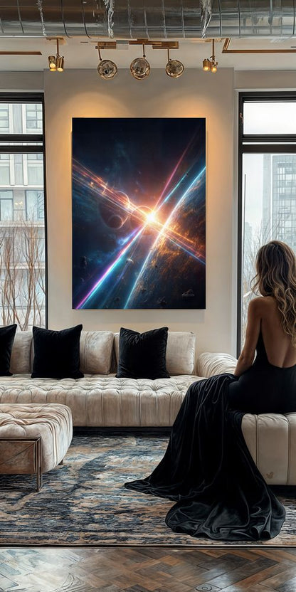Art Print SpaAIce - Redshift Collapse