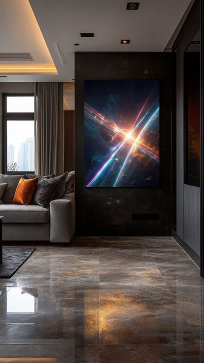 Art Print SpaAIce - Redshift Collapse