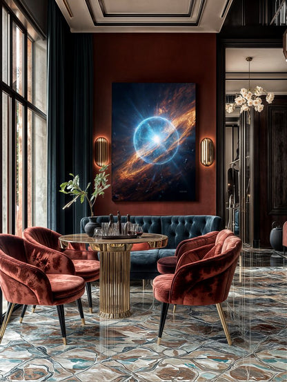 Art Print SpaAIce - Where Suns Are Born in Fire