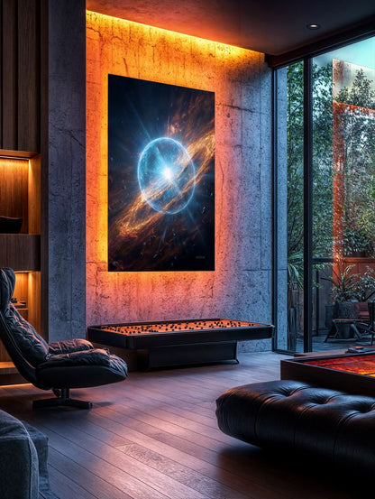 Art Print SpaAIce - Where Suns Are Born in Fire