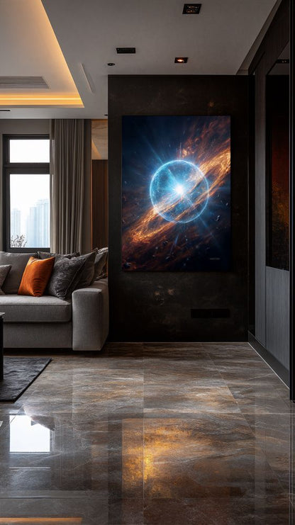 Art Print SpaAIce - Where Suns Are Born in Fire
