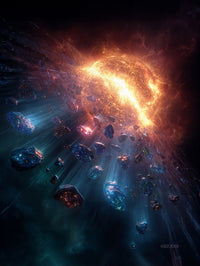 Art Print SpaAIce - Ashes of a Forgotten Star