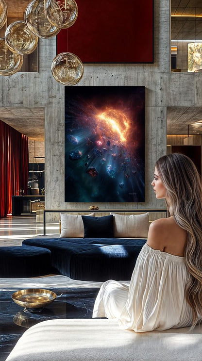 Art Print SpaAIce - Ashes of a Forgotten Star