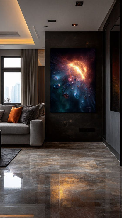 Art Print SpaAIce - Ashes of a Forgotten Star