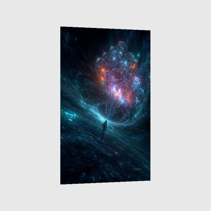 Art Print SpaAIce - Echoes in the Flame of Space