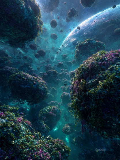 Art Print SpaAIce - Nebula Overdrive