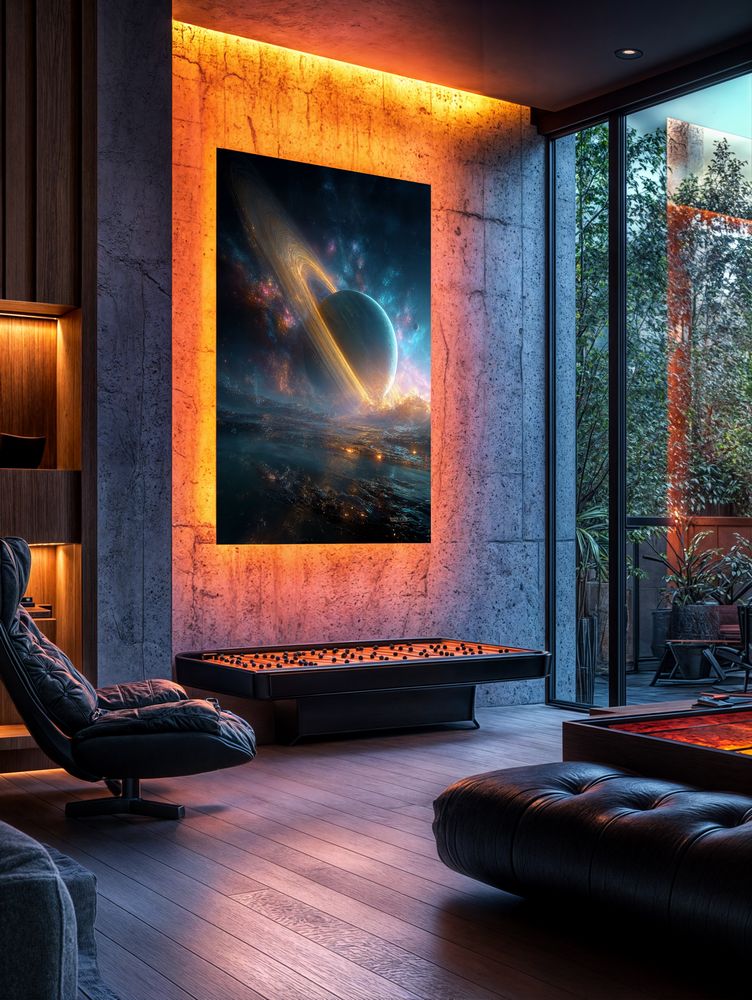 Art Print SpaAIce - Plasma Drift