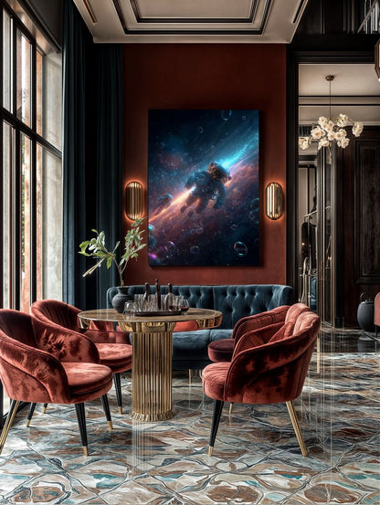 Art Print SpaAIce - Drifting Through the Nebulae
