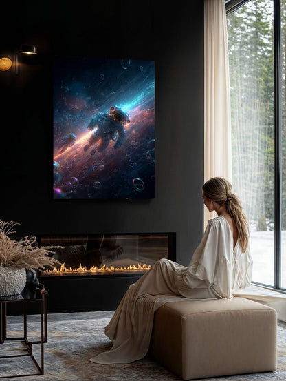 Art Print SpaAIce - Drifting Through the Nebulae
