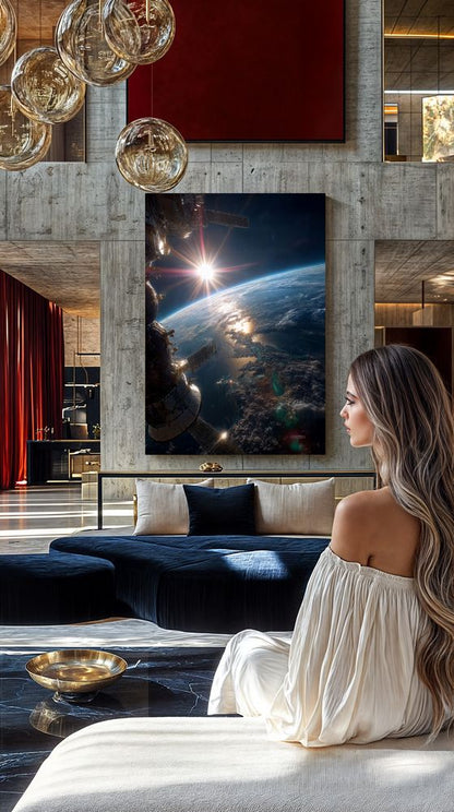 Art Print SpaAIce - Eclipsed in Ether