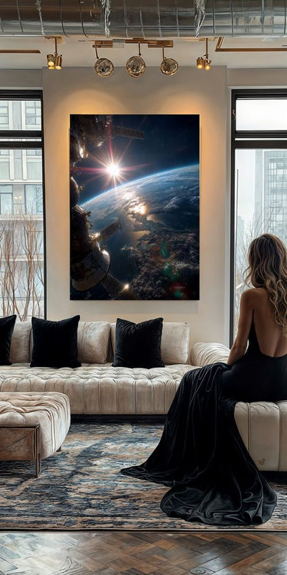Art Print SpaAIce - Eclipsed in Ether