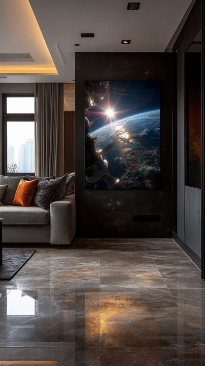 Art Print SpaAIce - Eclipsed in Ether