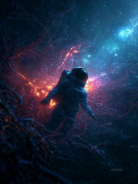 Art Print SpaAIce - Abyss of Light