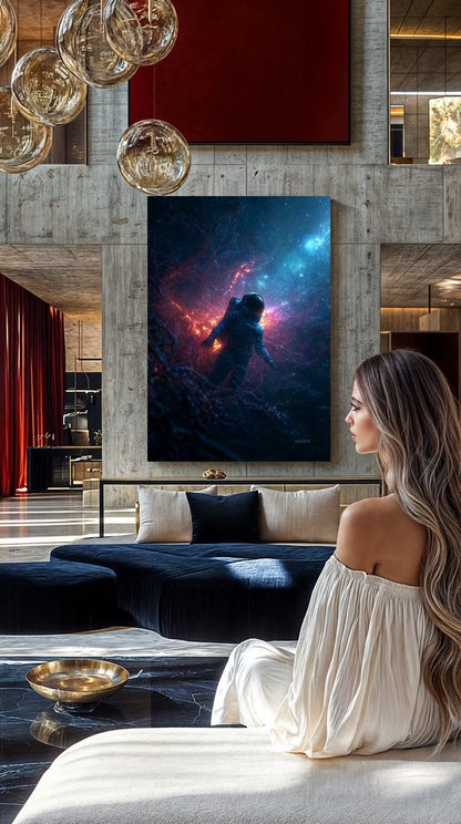 Art Print SpaAIce - Abyss of Light