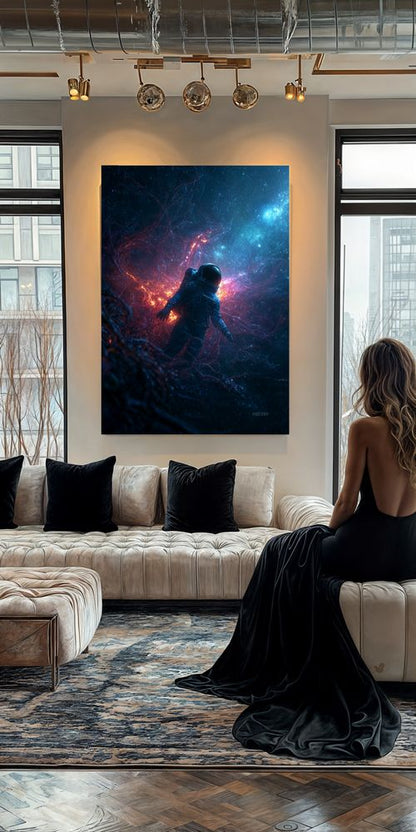 Art Print SpaAIce - Abyss of Light