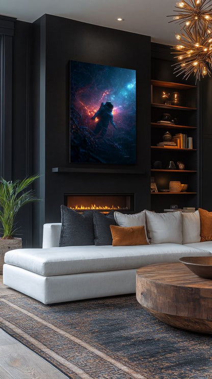 Art Print SpaAIce - Abyss of Light