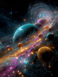 Art Print SpaAIce - The Bubbleverse