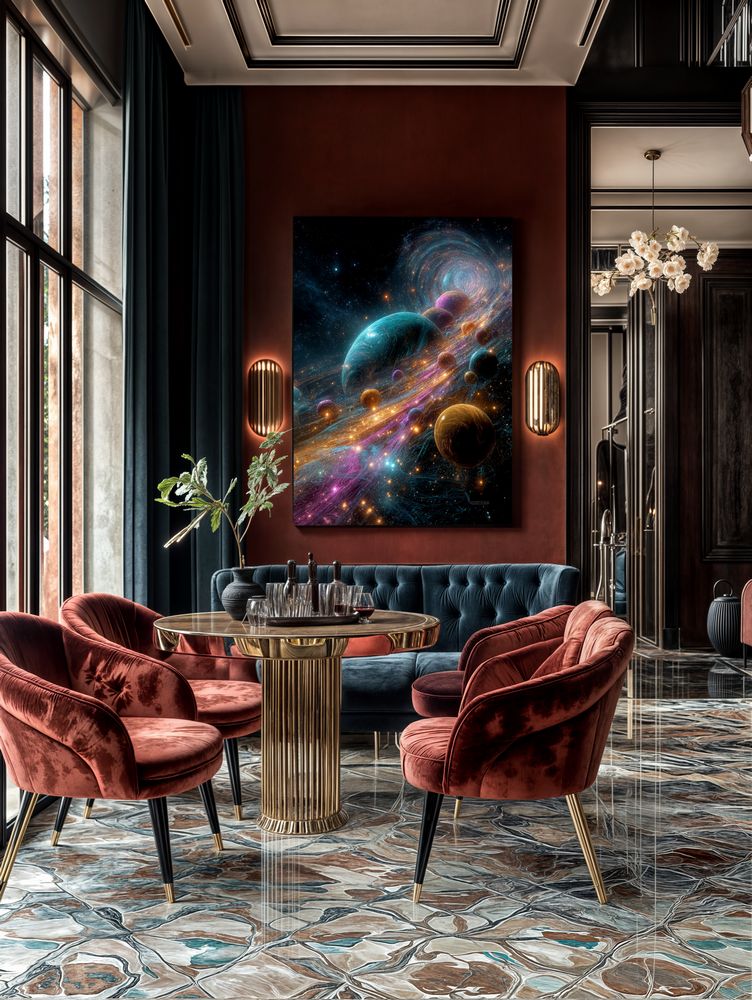 Art Print SpaAIce - The Bubbleverse