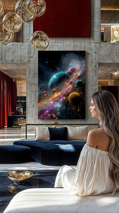 Art Print SpaAIce - The Bubbleverse
