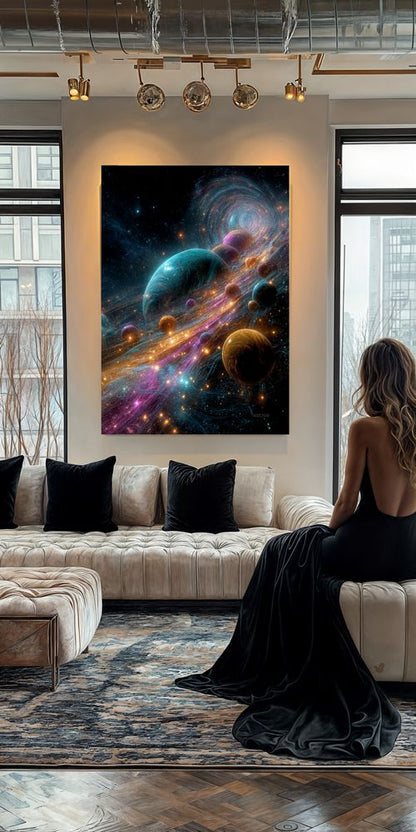 Art Print SpaAIce - The Bubbleverse