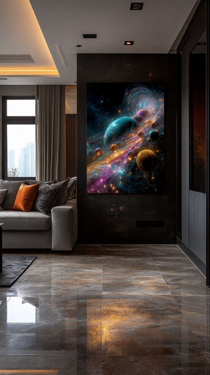 Art Print SpaAIce - The Bubbleverse