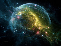 Art Print SpaAIce - Suspended in Spectrum