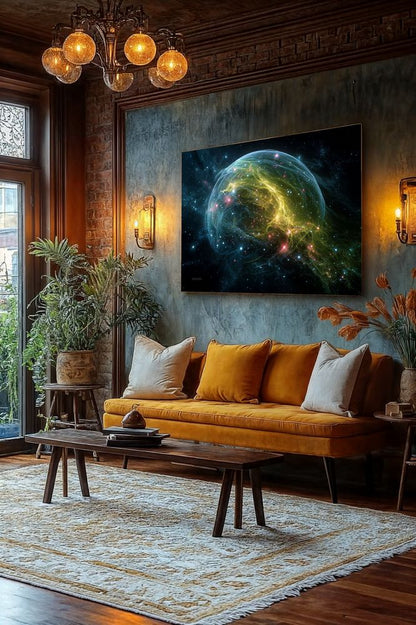 Art Print SpaAIce - Suspended in Spectrum