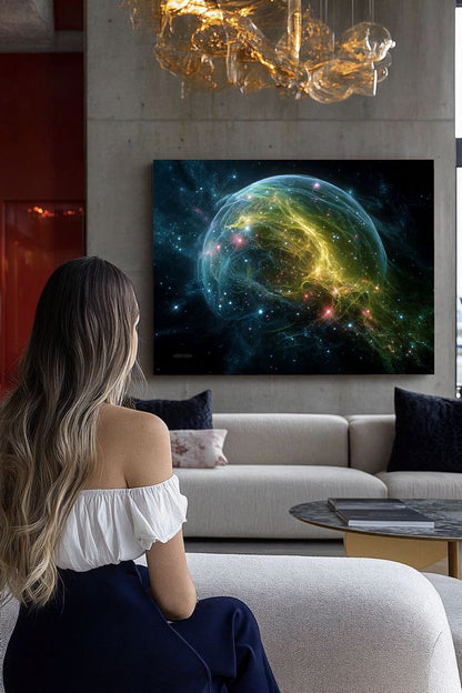Art Print SpaAIce - Suspended in Spectrum