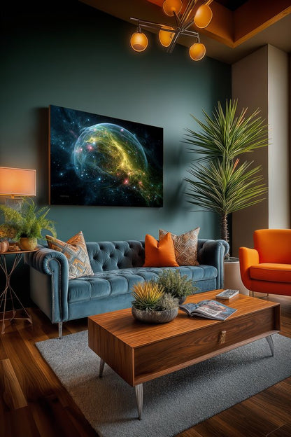 Art Print SpaAIce - Suspended in Spectrum