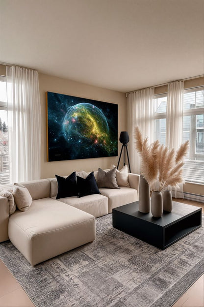 Art Print SpaAIce - Suspended in Spectrum