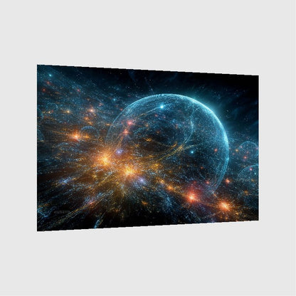 Art Print SpaAIce - Drift Between Galaxies