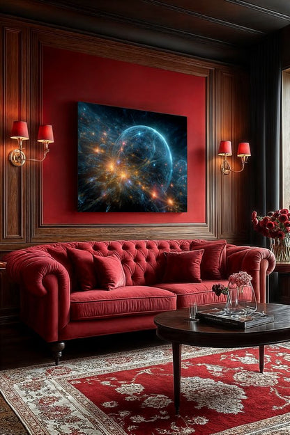 Art Print SpaAIce - Drift Between Galaxies