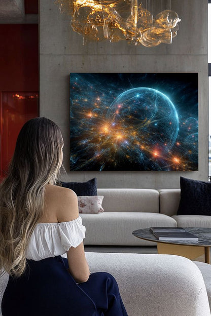 Art Print SpaAIce - Drift Between Galaxies