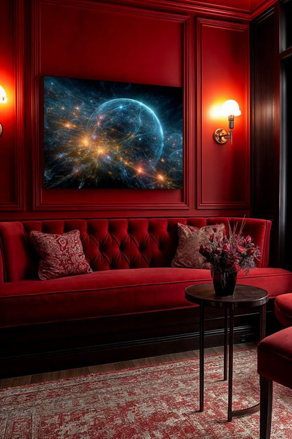 Art Print SpaAIce - Drift Between Galaxies