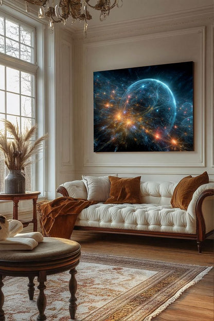 Art Print SpaAIce - Drift Between Galaxies