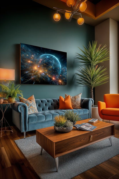 Art Print SpaAIce - Drift Between Galaxies