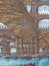Art Print Existence Games AI - Grand Canal in Future
