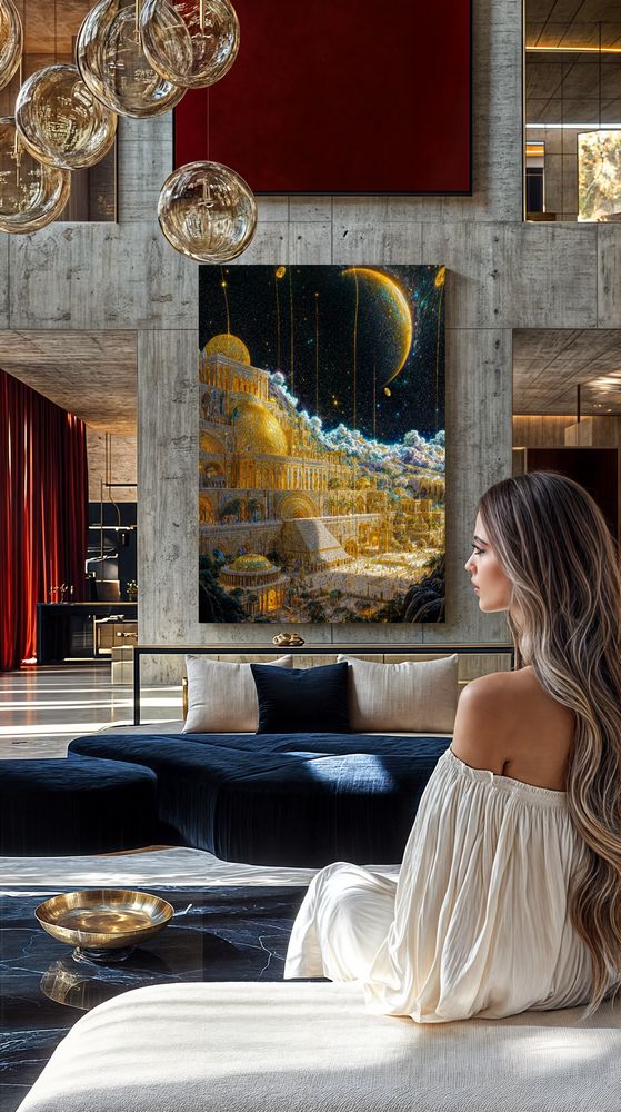 Art Print Existence Games AI - Kids Dreams