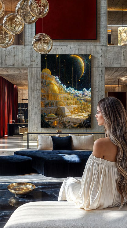 Art Print Existence Games AI - Kids Dreams