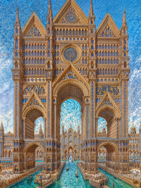 Art Print Existence Games AI - Peaks