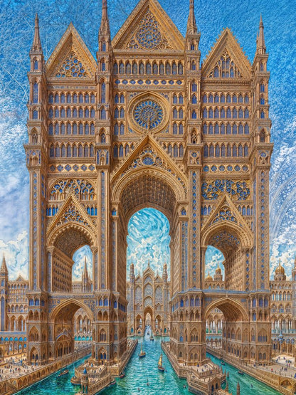 Art Print Existence Games AI - Peaks