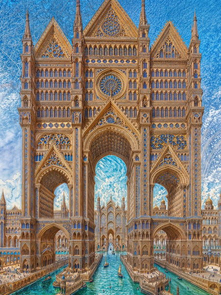 Art Print Existence Games AI - Peaks