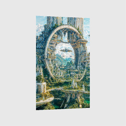 Art Print Existence Games AI - Arcology
