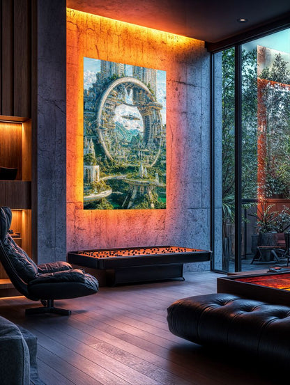 Art Print Existence Games AI - Arcology