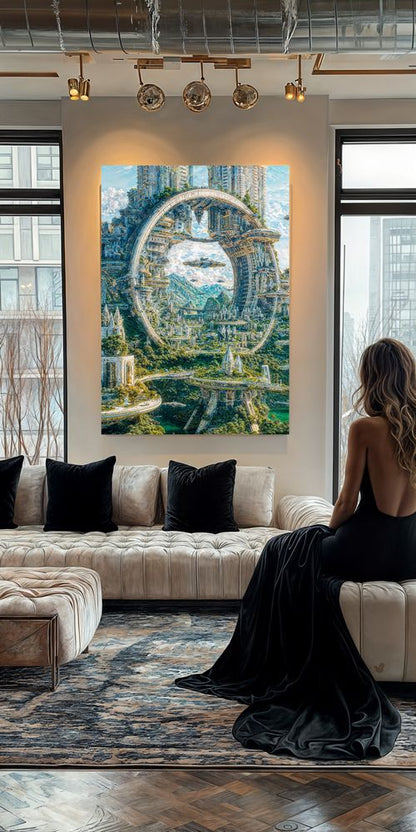 Art Print Existence Games AI - Arcology