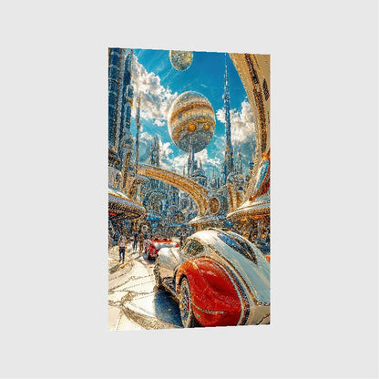 Art Print Existence Games AI - The Celectial City